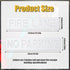 Fire Lane No Parking Stencil Set, 25.6x5.8" No Parking Template & 23.5x5.8" Fire Lane Stencil for Parking Lot Paint Templates Flexible Plastic Tra...
