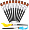 1 Inch Flat Head Paint Brushes Bulk Watercolor Acrylic Paint Brush Synthetic Nylon Hair Paintbrush Artist Painting Brush for Kids Detail Painting ...