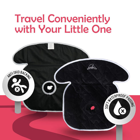 Piddle Pads - Strollers, Bouncers & Car Seat Pad, Waterproof & Machine-Washable Cover on Car Potty for Toddler, Toilet Training Seat Covers, 1 Cou...