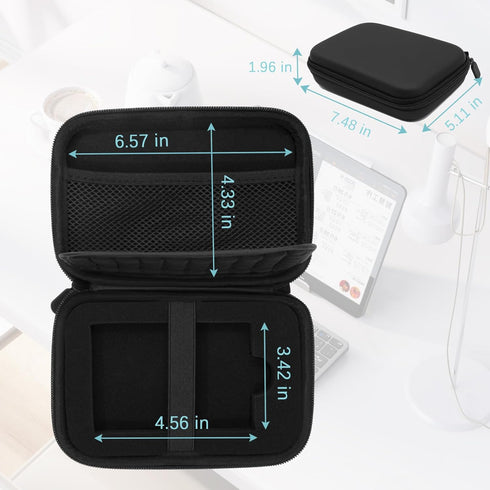 External Hard Drives Carrying Case Protection Hard EVA Case for Seagate External Hard Drive 1TB 2TB 3TB 4TB 5TB Portable HDD Hard Drive Case Mesh ...