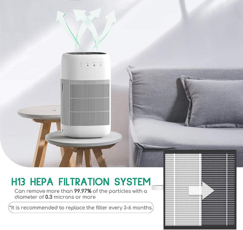 Afloia Efficient Filter for Q10 Air Purifier and Dehumidifier 2-in-1 (Air Purifier Q10 Filter Replacement)...