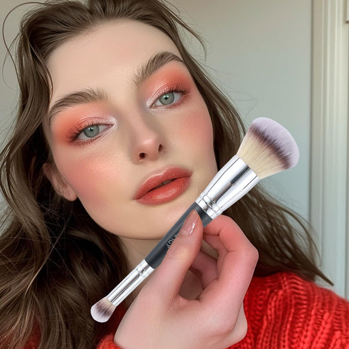 ENERGY Foundation Brushes for Liquid Foundation Makeup Brushes Dual-ended Foundation Brush Concealer Brush Under Eye Ideal for Liquid, Cream, Powd...