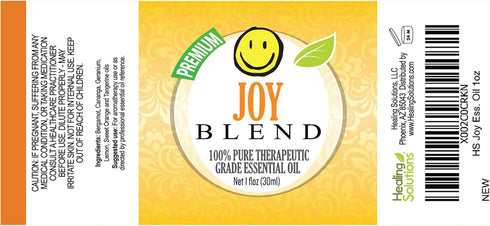 Healing Solutions Joy Blend Essential Oil - 100% Pure Therapeutic Grade - 30ml - Aromatherapy Essential Oils...
