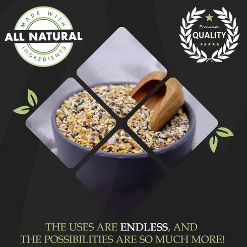 The Spice Lab Everything Bagel Seasoning Blend - 4.6 oz Shaker Jar - Premium Everything Seasoning for Bagels - Gourmet PALEO and KETO Approved Spi...