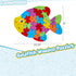 LovesTown Goldfish Wooden Puzzle, 26PCS Jigsaw Puzzle Alphabet and Number Building Blocks for Kids Toddler Preschool...