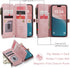 Defencase Compatible with iPhone 13 Mini Case Wallet with RFID Blocking Card Holder for Women Men, PU Leather Magnetic Snap Flip Zipper Strap Wall...