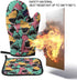 Angry Ocean Shark Oven Mitts and Pot Holders Insulated Gloves & Kitchen Counter Safe Mats for Cooking BBQ Baking Grilling (2-Piece Set)...
