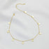 Dainty Beaded Choker Necklaces,14K Gold/Silver Plated Cute Tiny Delicate Coin/Satellite Chain Choker Necklaces for Women...