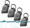 Airtag Holder 4 Pack,IP68 Waterproof Air Tag. Holder Keychain,Hard TPU Airtag Keychain, 360° Full Protection, Apple Tag Holder with Key Ring,Airta...