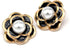 18/25mm Retro Black Flower Metal Buttons, White Pearl Jewelry Decorations for Clothes, Women Coat, Blazer, Suit, Wedding Dress, DIY Crafts, Sewing...