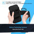 Sports Armband, Running Gym Universal Smartphone Arm Bag with Earphone Hole Multifunctional Pockets foriPhone 15, 14, 13, 12, 11 Pro Max, Xs, Xr, ...