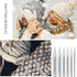 ASTER 6 Pieces Circular Knitting Needles Stainless Steel Round Knitting Needles10 mm 8 mm 6 mm 5 mm 4 mm 3 mm for Making Sweater Shawl Scarf......