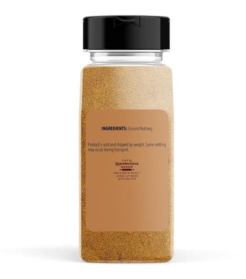 Unpretentious Ground Nutmeg, 9.6 oz, Rich & Warm, Traditional Spice, Aromatic...