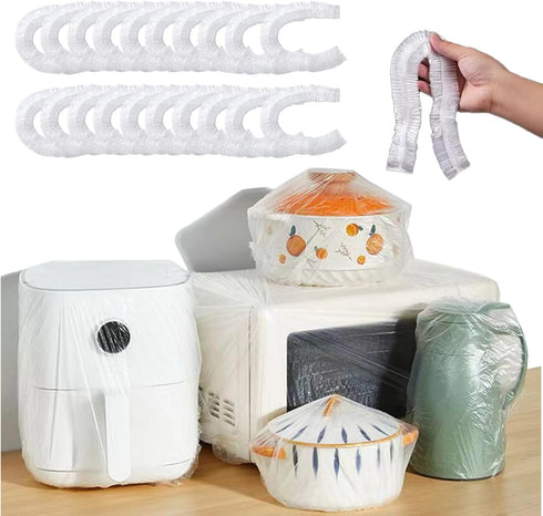 20 PCS Kitchen Small Appliance Dust Covers,Disposable Thickened Plastic Dust Cover for Air Fryer,Blender, Oven, Coffee Maker,Pressure Cooker, Inst...