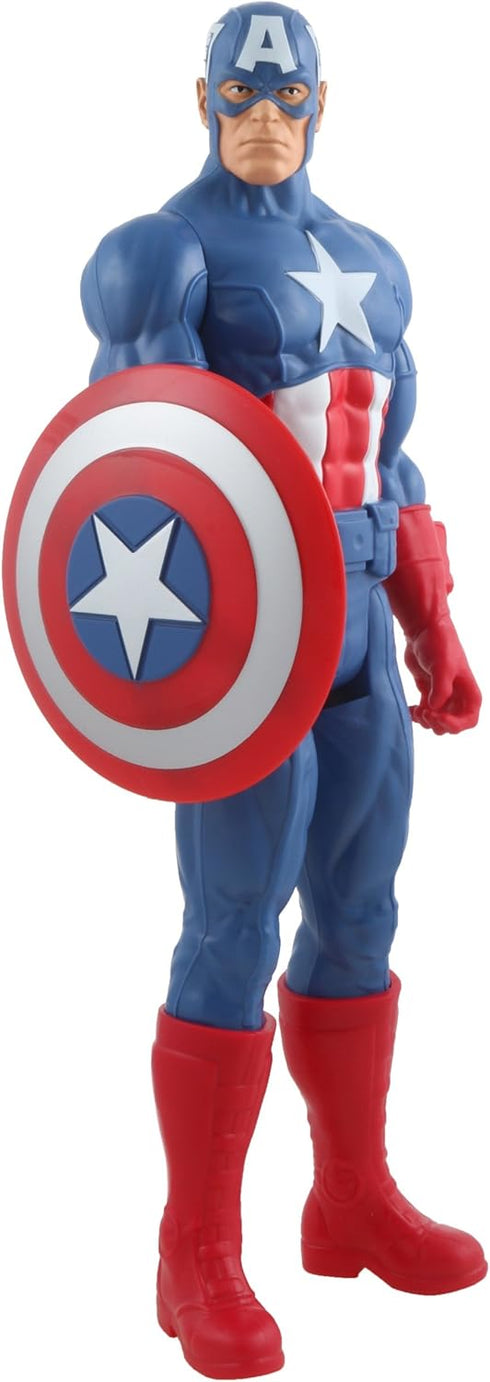 Marvel Avengers Titan Hero Series Captain America Action Figure...