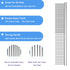 Slicker Brush for Dogs & Pet Comb Value Kit,50% Wider Large Dog Slicker Brush for Long Haired Dogs and Cats with Ergonomic Solid Wooden Handle,Lon...