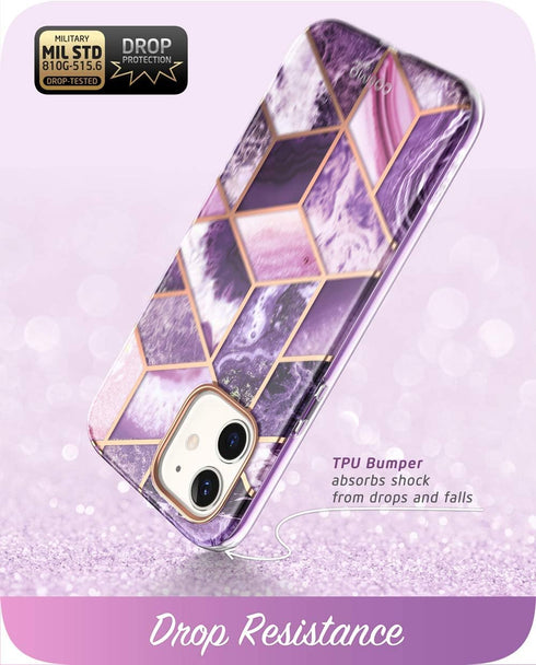 i-Blason Cosmo Series Case for iPhone 12, iPhone 12 Pro 6.1 inch (2020 Release), Slim Full-Body Stylish Protective Case with Built-in Screen Prote...