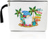 Tropical Beach Makeup Bag for Women, Gnomes Gifts for Women Make Up Bag Zipper Cosmetic Travel Toiletry Pouch, Summer Vacation Travel Holiday Gift...