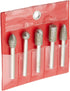 Big Horn 19391 5PC Diamond Burr Set - 1/4 Inch Shank, 50 Grit - Coarse...