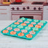 CAKETIME Silicone Muffin Pan Cupcake Pan Set - Mini 24 Cups and Regular 12 Cups Muffin Tin, Nonstick Food Grade Molds with 12 Baking Cups...