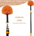 2 Pack Robust Cobweb Duster Head Brush // Superior Twist-On Web Cleaning Tool // Spider Web Remover Brush Compatible with Standard 3/4 Inch Thread...
