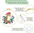 ASTNIC Embroidery Kit for Beginners, 3 Sets Owl Hand Embroidery Kit with Hoop Needle Video Step by Step Instructions DIY Knitting Kit Arts and Cra...