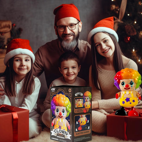 Toddler & Baby Dancing Clown Toys, Early Learning Educational Musical Light up Baby Toddler Toys, Babies Toddler Infant Crawling Walking Toy for 3...