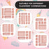 8 Pcs Drawer Organizer with Non Slip Pads Plastic Drawer Organizer Trays Makeup Storage Bins Drawer Organization for Jewelries Cosmetics Bathroom ...