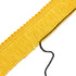 MegaPet Yellow Polyester Fringe Tassel Lace Trim 1 Inch x 82 Feet Chainette Fringe Fibre Trim for Sewing Quilting Clothes Accessories Lampshade Cu...