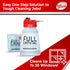 Full Crystal Window Cleaning Kit- 4 oz Glass Cleaner and Bottle with 27ft Reach will clean up to 20 Windows- Scrub Free, Rinse Free Glass Cleaner ...