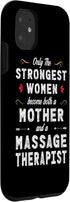 iPhone 11 Best Massage Therapist Mom Women Mother's Day Case...