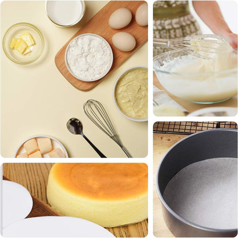 Parchment Paper Baking Circles Set - 4 inch, 7 inch, 9 inch Non-Stick Round Baking Paper....