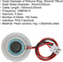 4Pcs USB Humidifier Module USB Spray Module Circuit Board Atomization Module 5V Atomization Plate Circuit Board Atomization Module Atomizer DIY In...