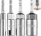 1/4in Hex Shank Nut Driver, 4 Pcs Wing Nut Driver Sockets, 10/12/16/18mm, Slot Wing Nuts Drill Bit Sockets, Wrench Tools for C Hook Bolts, Panel N...