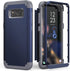 IDweel for Galaxy S8 Case, for Galaxy S8 Case Blue for Men Guys, 3 in 1 Shockproof Slim Hybrid Heavy Duty Protection Hard PC Cover Soft Silicone R...