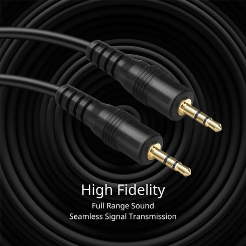 TNP 2.5mm Audio Cable (3FT) - Male to Male 2.5mm to 2.5mm Subminiature Stereo Headset Headphone Jack Gold Plated Connector Wire Cord Plug...