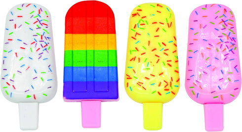 Raymond Geddes Mini Ice Cream Pens (48 per Bag) - Unique Pens in 4 Styles with Sprinkles and Rainbow - Cute Pens for Kids...