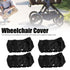 4Pcs Baby Stroller Wheel Cover, Kid Baby Dustproof Wheelchair Protector Pushchair Wheel Cover Stroller Accessory(Small (4pcs))...