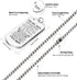 To My Son from MOM I Want You To Believe Love Mom Dog Tag Military Air Force Navy Coast Guard Necklace Ball Chain Gift for Best Son Birthday and G...