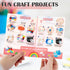 Arts and Crafts for Kids Girls Ages 8-12 6-8 4-8 4-6 - Make Your Own Clay Handprint Bowls, Mothers Day Crafts for Kids Birthday Gifts for 4 5 6 7 ...