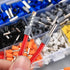 800 Pcs Wire Ferrule Connectors Kit, AWG 22-10 Wire Ferrules Terminals Connectors Kit, Copper Nylon Insulated Cord Pin Ends Crimp Ferrules Connect...