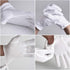 100% Cotton Gloves, White Cotton Gloves for Women Dry Hands Eczema Serving - Archival Coin Jewelry Inspection Gloves(1 Pairs)...