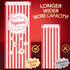 50 Popcorn Bags Individual Servings - 2oz Disposable Food Paper Popcorn Bags Party Pop Corn Sleeves Bulk Carnival Halloween Snack Packs Gift Favor...