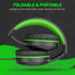 Green Wired Headphones for Boys Portable On Ear Youth Headphones for School Airplane Travel Lightweight Portable Compatible with Pad Computer Lapt...