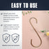 Monarch Abode 19048 S Hook for Hanging Hummingbird Feeders and Ant Guard Moat Trap Premium Heavy Gauge Hook Outdoor Decor for Garden Backyard Pati...