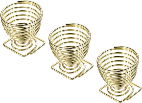 3 Pack Air Plant Holders - Metal Planter Stand Air Plants Flower Pot Rack Apply to Home Weddings Decor(Gold, 1.7" x 1.7 x 2)...