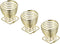 3 Pack Air Plant Holders - Metal Planter Stand Air Plants Flower Pot Rack Apply to Home Weddings Decor(Gold, 1.7" x 1.7 x 2)...