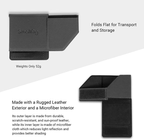 SmallRig Screen Hood Sun Hood Sunshade for Sony Alpha 7 IV / A7S III / A7C / A7CR / A7C II/ZV-E1 / ZV-E10 / ZV-1F / ZV-1 II/ZV-1 / FX3 Camera - 32...