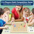 BAKAM Wooden Multiplication Board Math Game for Kids 8-12, Math Manipulatives Set with 100PCS Flash Cards for Kids 6-8 Years Old, Montessori Count...