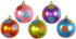 Vickerman Polka Dot Balls Set, Includes 15 Per Box, 2.4-Inch, Candy...
